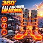 Rechargeable Heated Thermal Socks – 3 Heat Levels & Up to 8.5H Warmth
