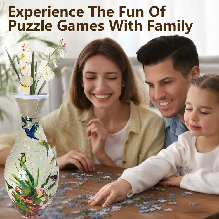BloomCraft 3D Puzzle Vase