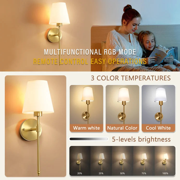 Wireless Wall Sconces (SET OF 2)