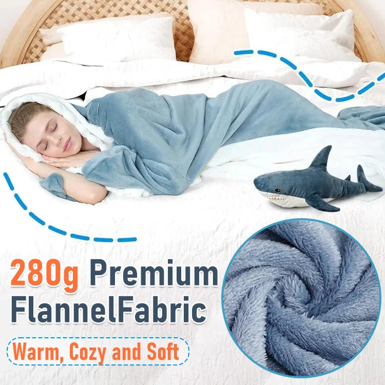 Shark Wearable Blanket — Wrap Yourself in Comfort & Fun