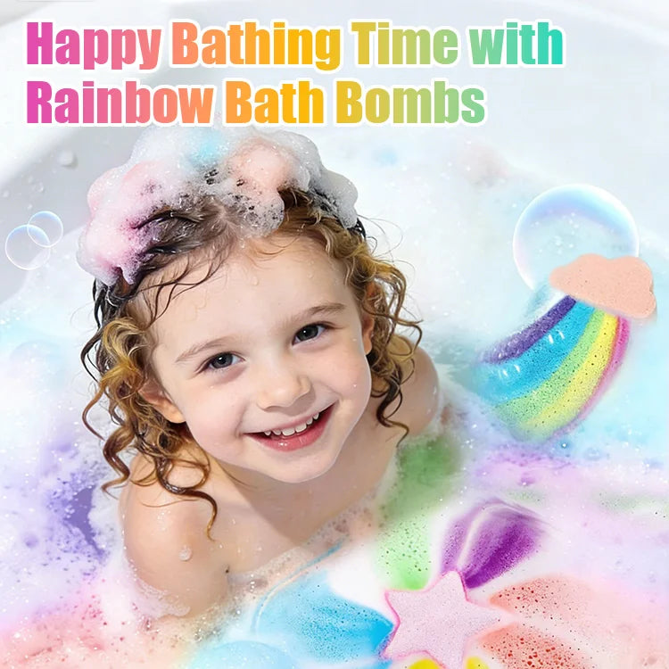 Rainbow Cloud Bath Bomb