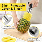 PineCore™ Pineapple Corer — Perfect Rings in Seconds, No Mess