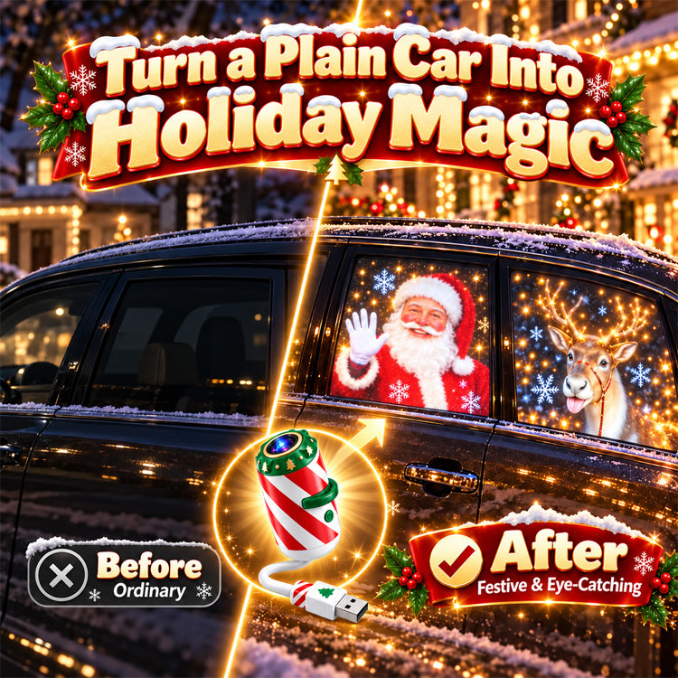 Christmas Car Window Projector Light