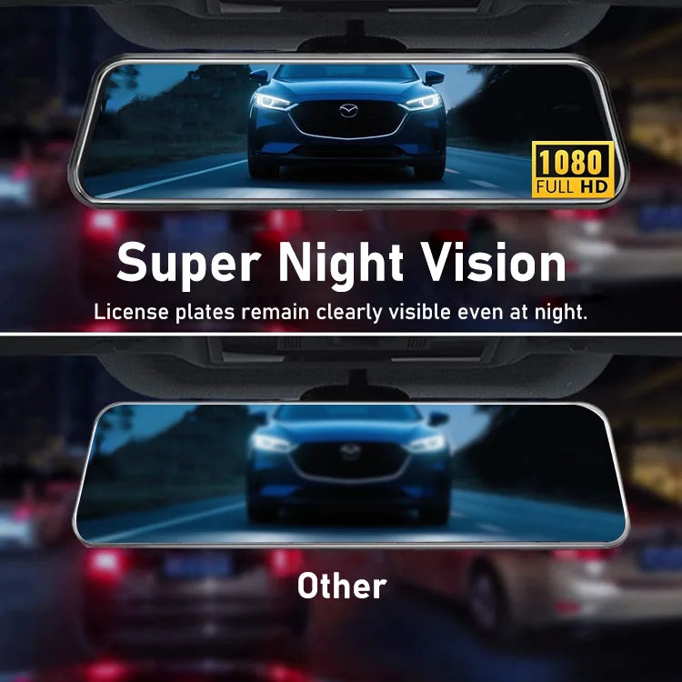 DriveGuard™ Mirror Dash Cam — Record Every Moment, Protect Every Mile
