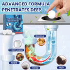 Foaming Drain Cleaning Tablets — Clear Odors & Help Keep Pipes Flowing Smoothly