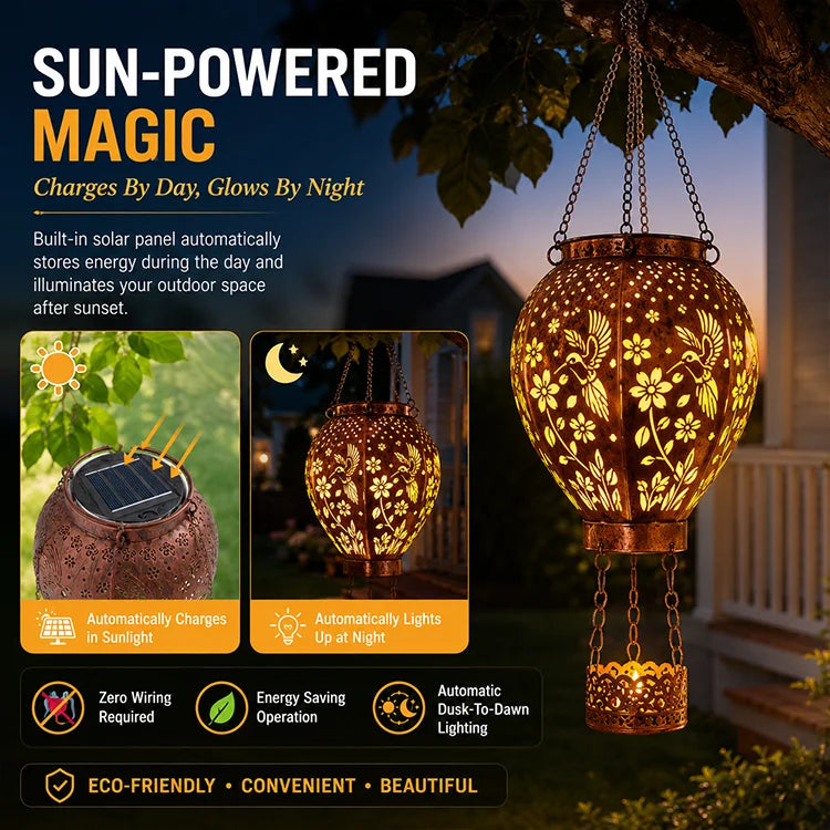 Solar Hot Air Balloon Lantern