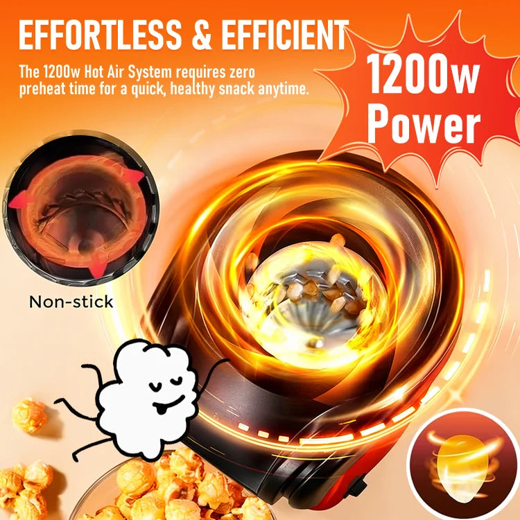 Hot Air Popcorn Maker 🍿 Last Day Sale – Up To 70% OFF