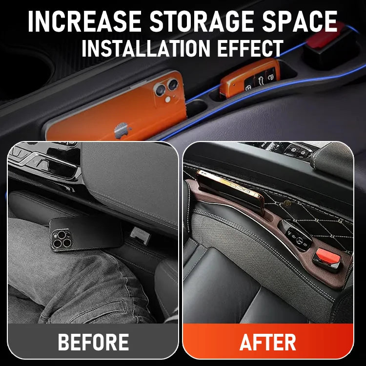 Car Seat Gap Filler (2PCS) — Stop Losing Phones, Keys & Small Items
