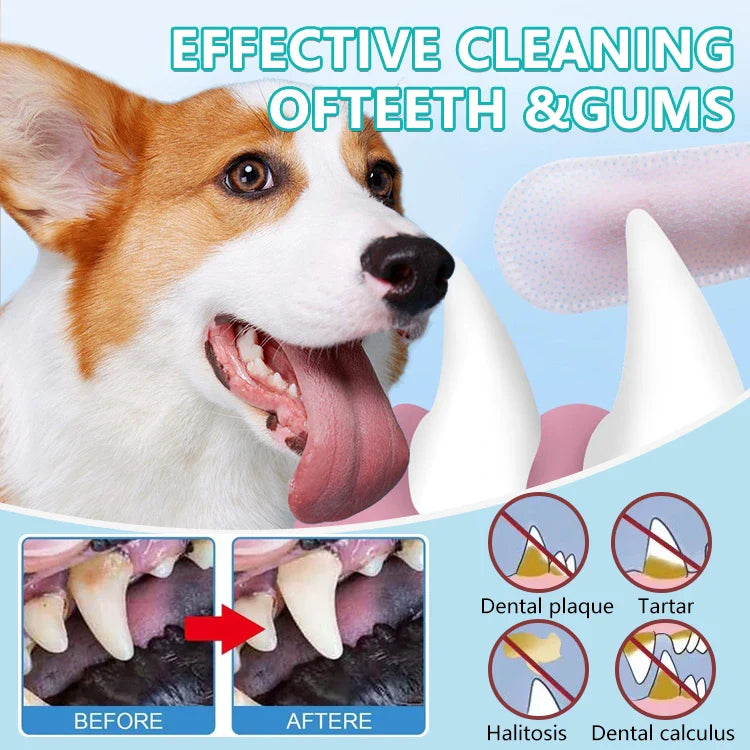 PawPure Dental Finger Wipes – Easy Pet Teeth Cleaning