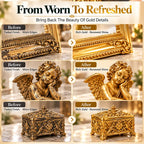 Gold Metallic Refinishing Repair Paste with Brush