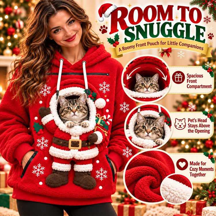 Christmas Pet Pouch Hoodie
