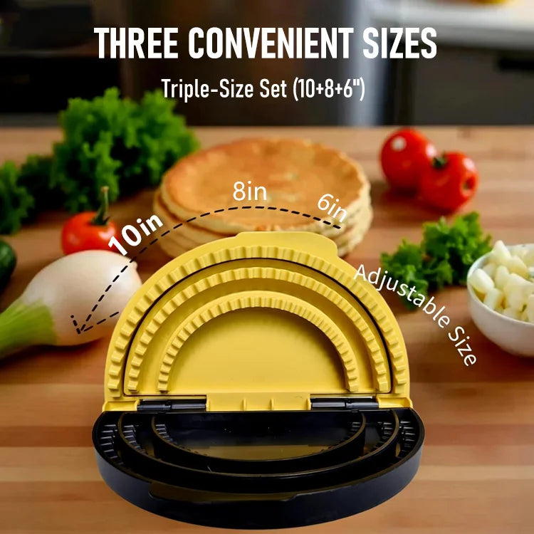 SnuggyHome CrimpPro™ 3-in-1 Tortilla Sealer - PRO Tool for Perfectly Sealed Meals in Any Size