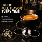 Espresso Chilling Ball – Stainless Steel Coffee Cooling Sphere