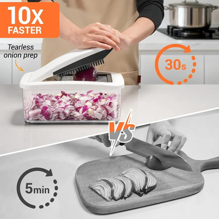 15-in-1 Veggie Cutter – Prep in Seconds, Not Minutes