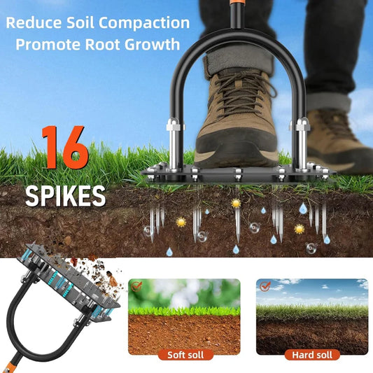 Lawn Aerator Tool — Restore Healthy, Green Grass from the Roots