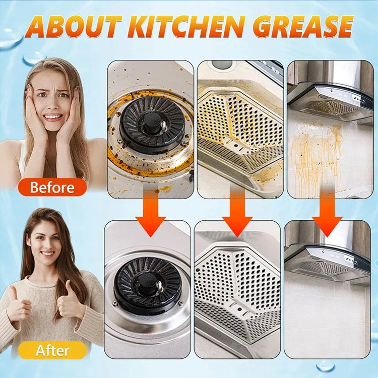 Heavy-Duty Grease Cleaner for Burnt-On Kitchen Messes
