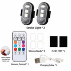 RemoteGlow™ Wireless Rechargeable LED Safety Lights