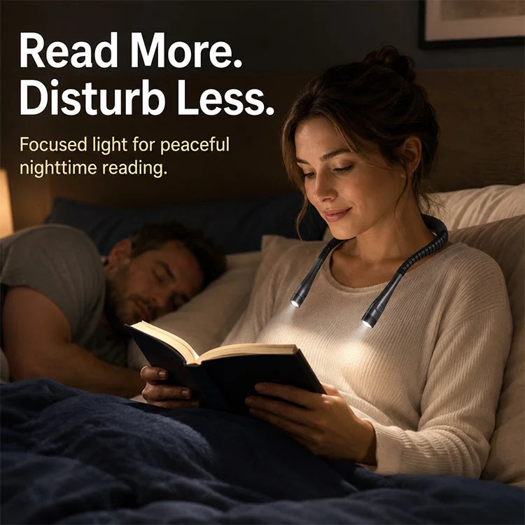 Bendable Hands-Free Neck Reading Light