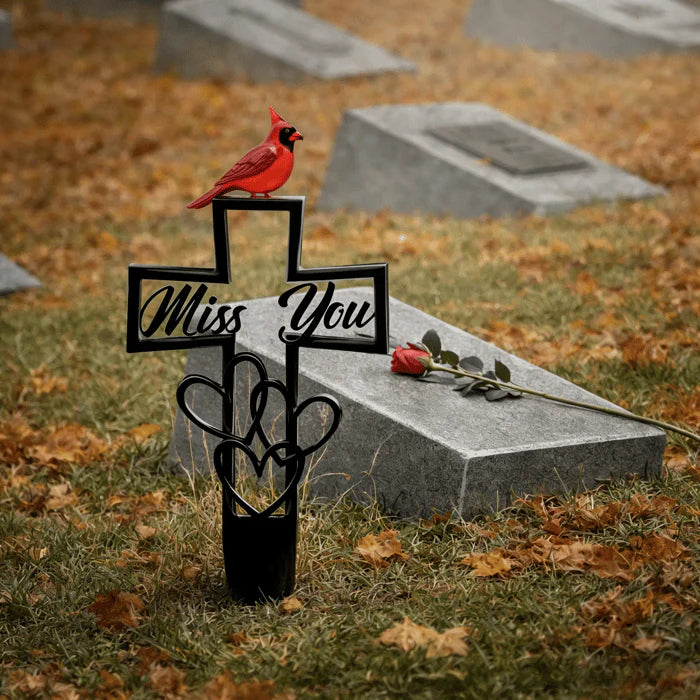 🐦LAST DAY 50% OFF -💖✝️Metal Cemetery Memorial Plaque for Remembrance