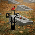 🐦LAST DAY 50% OFF -💖✝️Metal Cemetery Memorial Plaque for Remembrance