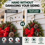 No-Drill Vinyl Siding Hooks – 10-Pack Stainless Steel Outdoor Hangers