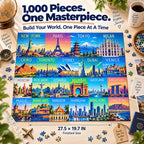 World Travel Landmarks 24-Day Puzzle Adventure