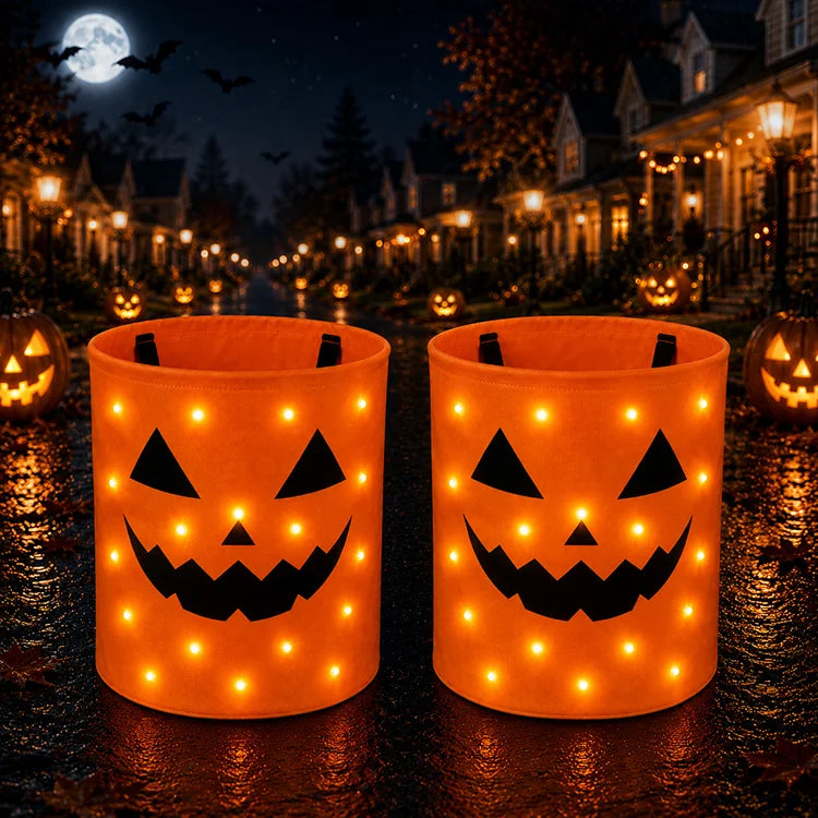 LED Halloween Trick-or-Treat Bag