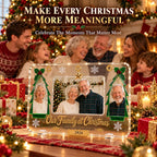 Our Family at Christmas Acrylic Photo Keepsake Frame