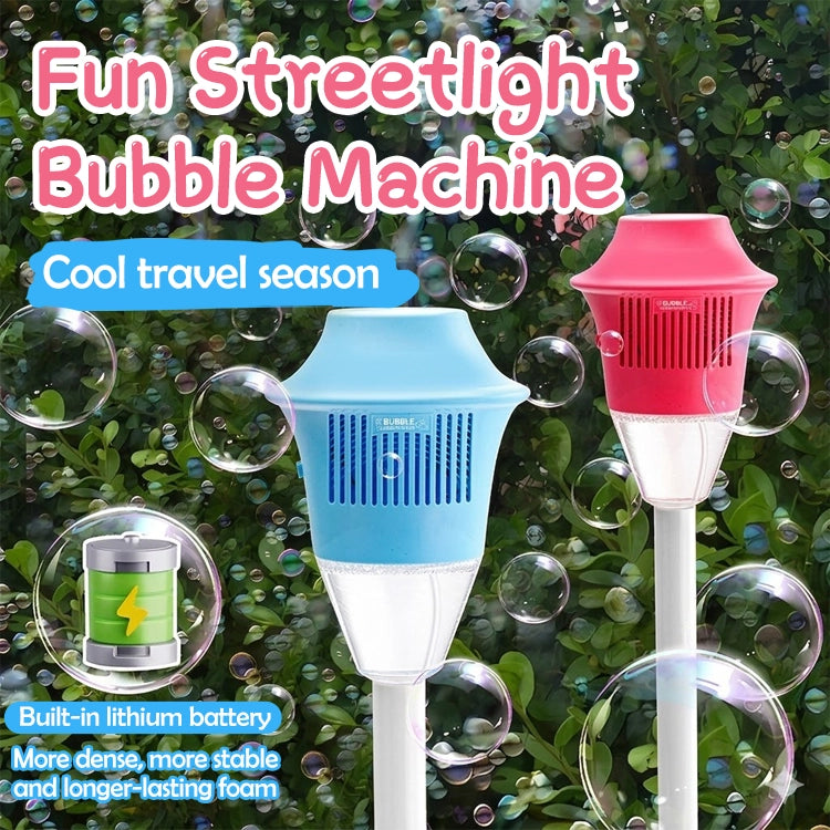Rechargable Bubble Torch Machine – Colorful Outdoor Fun for Kids & Parties
