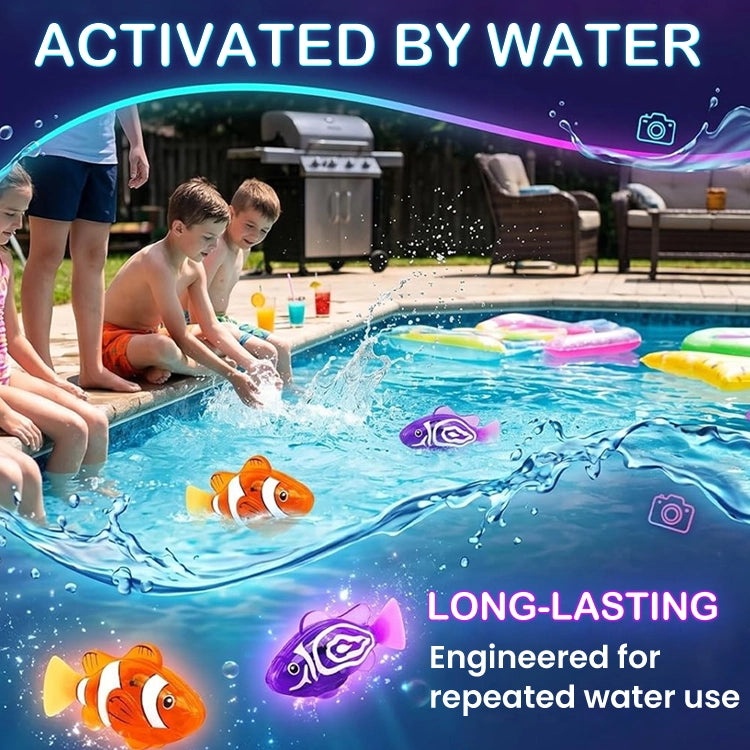Smart LED Robotic Fish — Auto-Swimming, Motion-Activated & Realistic Water Play