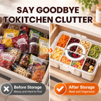 Portable Divided Food Storage Container