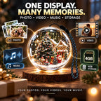 3D Digital Memory Crystal Ball – Personalized Photo, Video & Music Keepsake