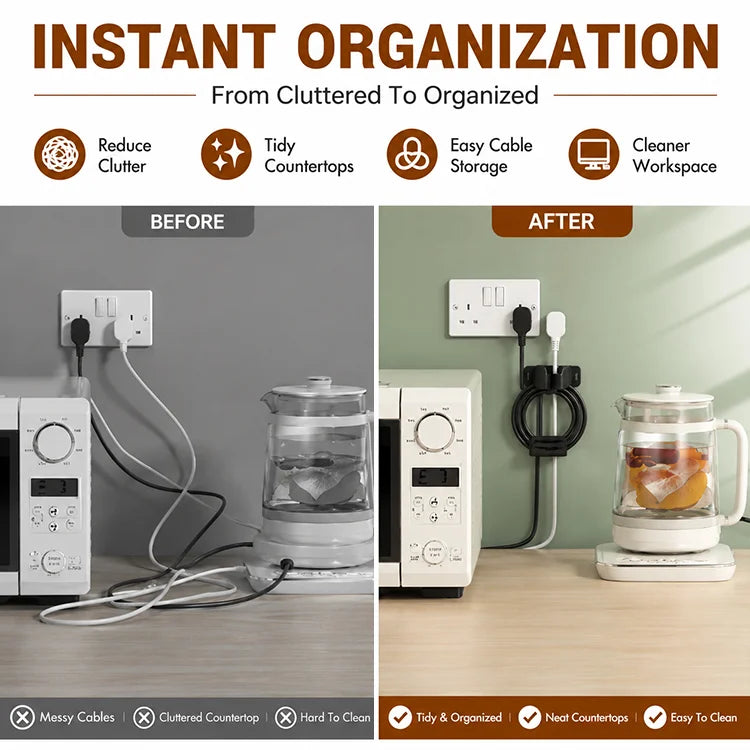 No-Mess Cord Organizer