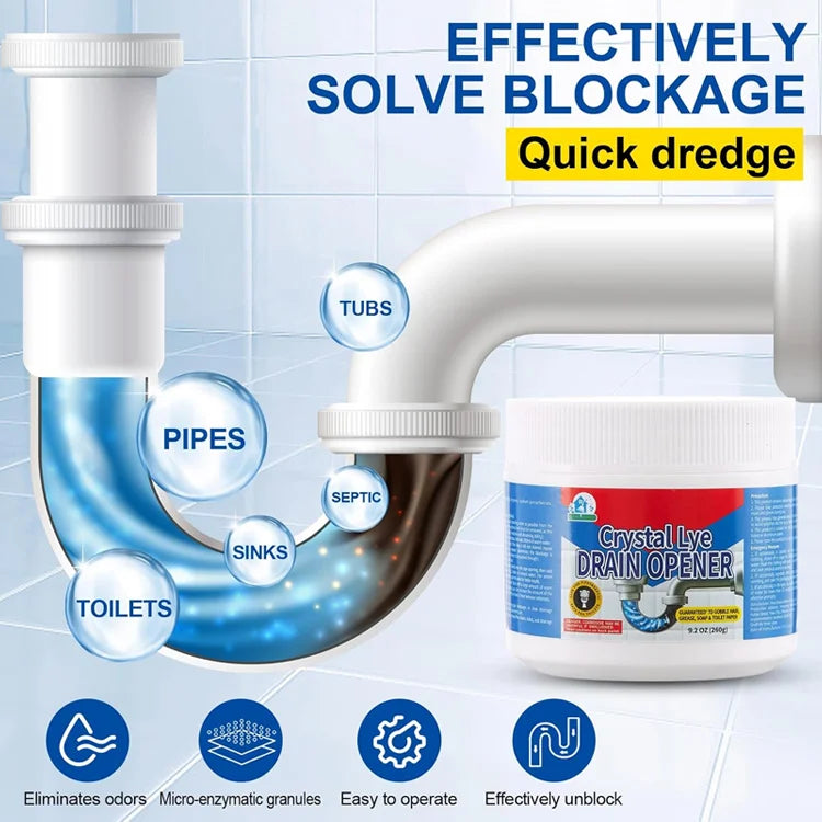 FlowFix - Crystal Sink Drain Cleaner