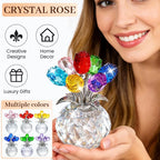 🌹 Eternal Crystal Rose Bouquet — A Gift That Sparkles Forever