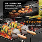 360° Rolling BBQ Grill Basket
