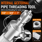 All-in-One Pipe Threading Kit — 3 Sizes for Any Job