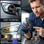 Ultra-Bright LED Headlight Bulbs — Plug & Play 2-Pack
