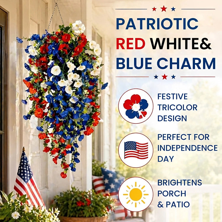🦅🦅LAST DAY 50% OFF-🔥250th Anniversary Patriotic Hanging Flower