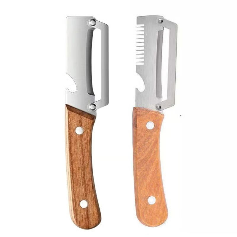 Stainless Steel Peeler & Julienne Shredder Set