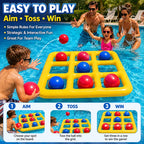 Inflatable Pool Tic Tac Toe Game