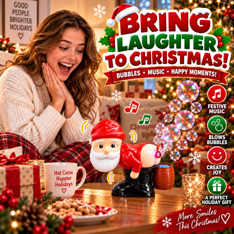Christmas Character Bubble Machine – Music, Lights & Automatic Bubbles
