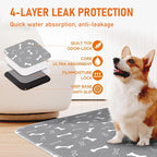 Washable Waterproof Dog Pee Pad — Soft, Absorbent & Leak-Proof
