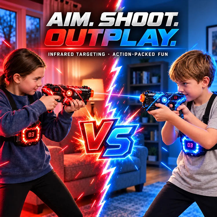 Neon Laser Tag Battle Set