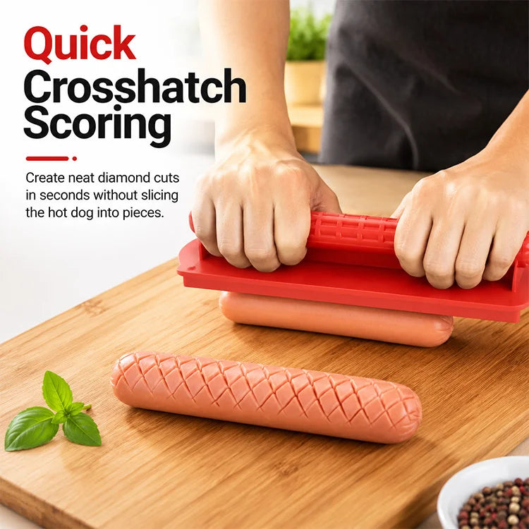 BBQ Hot Dog Slicer & Roller Set
