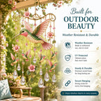 🐦🎐Last Day 50% OFF - 🐦🎐Crystal Bird Wind Chime – Colorful Garden Hanging Decor