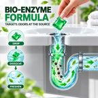 Bio-Enzyme Drain Odor Eliminator Pods – 50-Count Freshening Treatment
