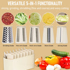 SliceMate - New Pro 5-in-1 Vegetable Slicer – Faster, Safer, Smarter