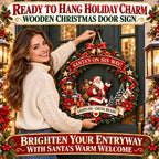Large Size Wooden Christmas Door Sign