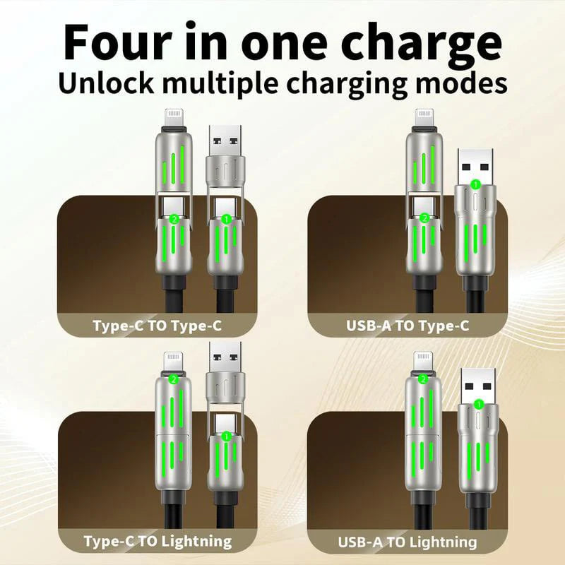 4-in-1 USB Charging Cable